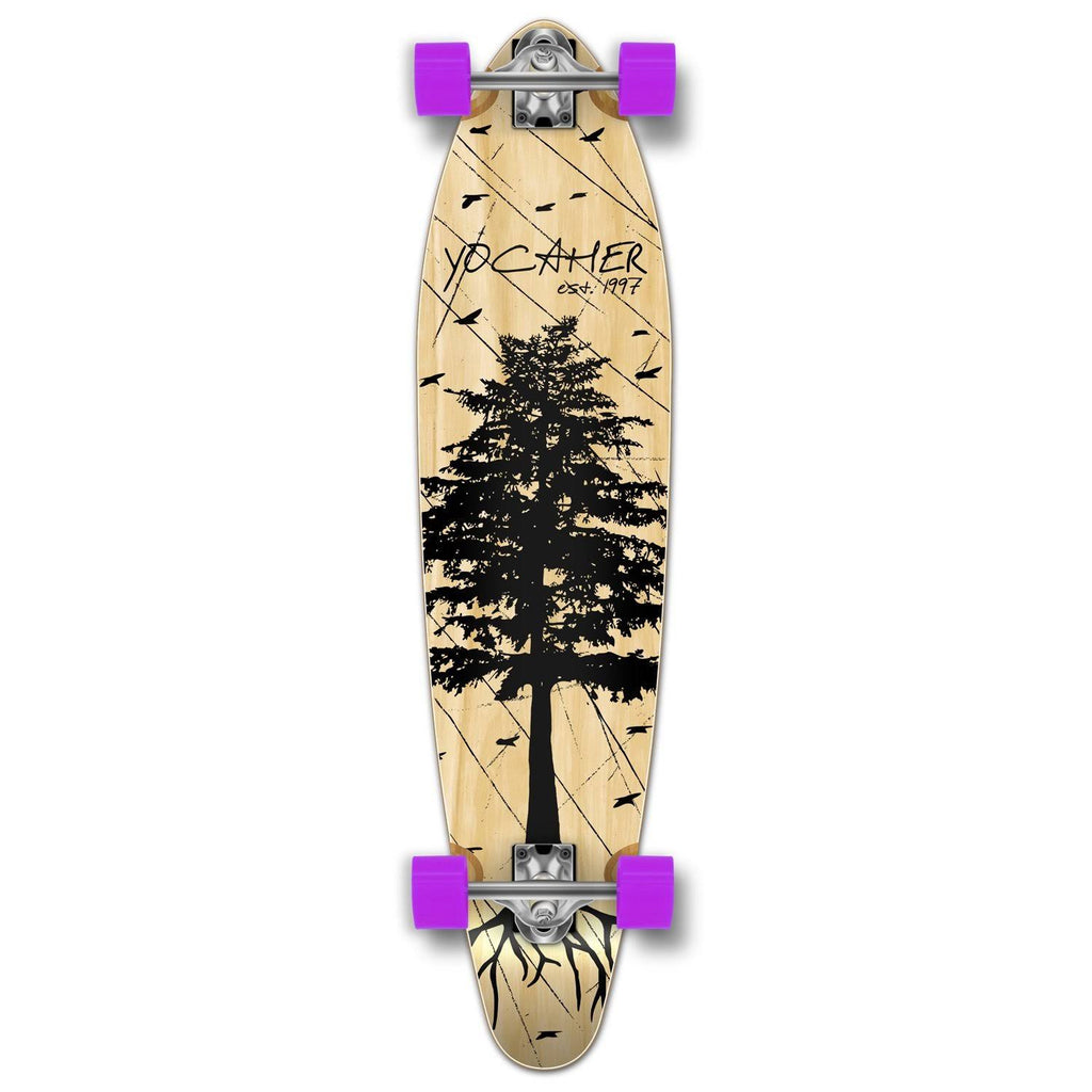 Natural Kicktail Longboard Complete Z113