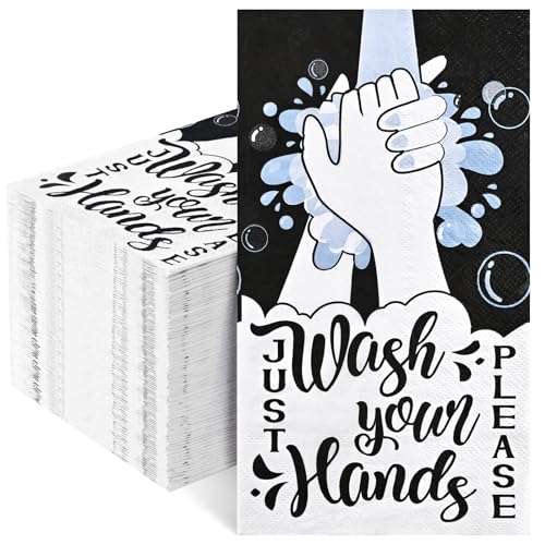 100 PCS 3 Ply Disposable Hand Towels J21410