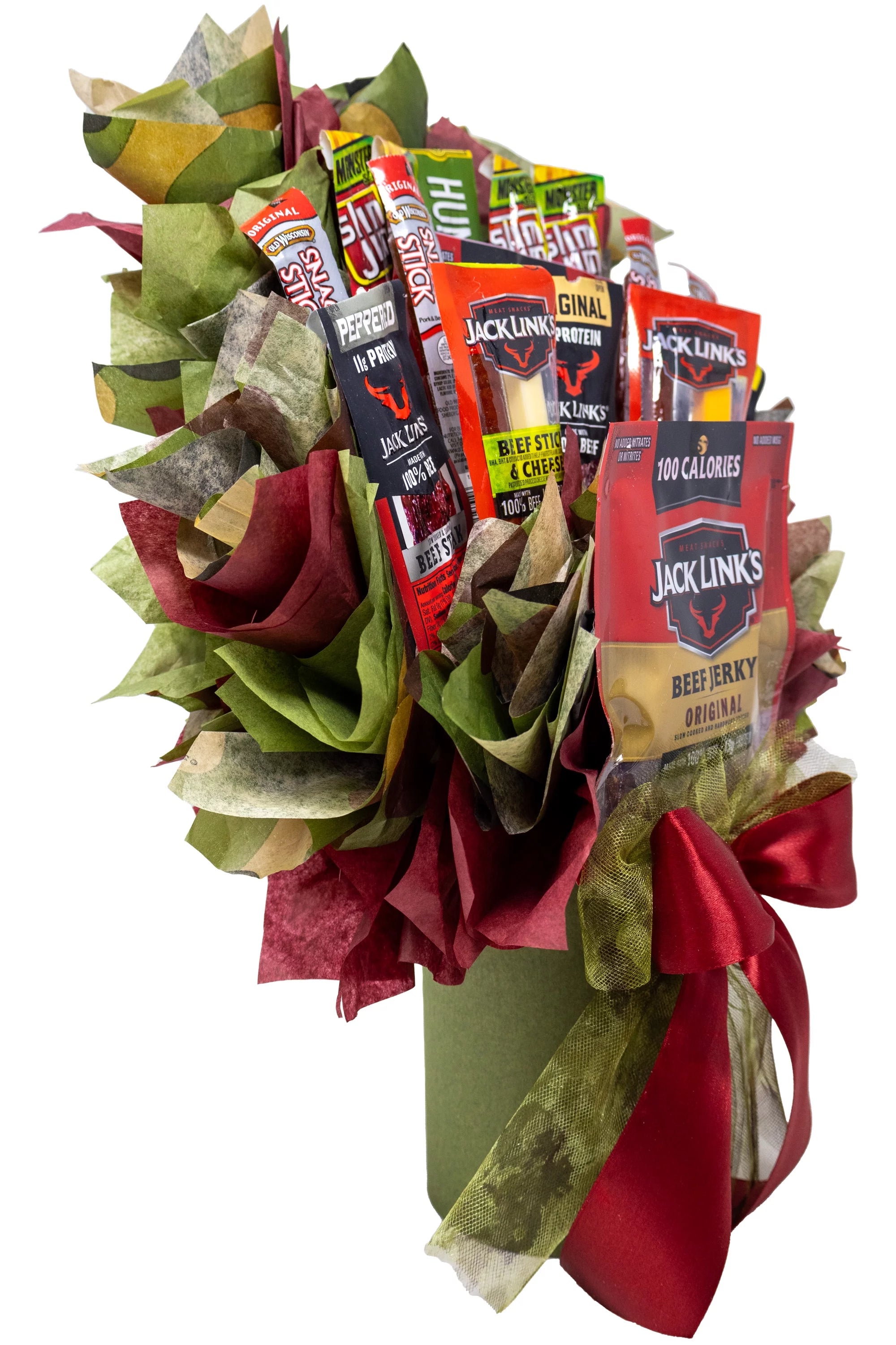 Beef Jerky Bouquet with Variety of Meat Snacks Z370714