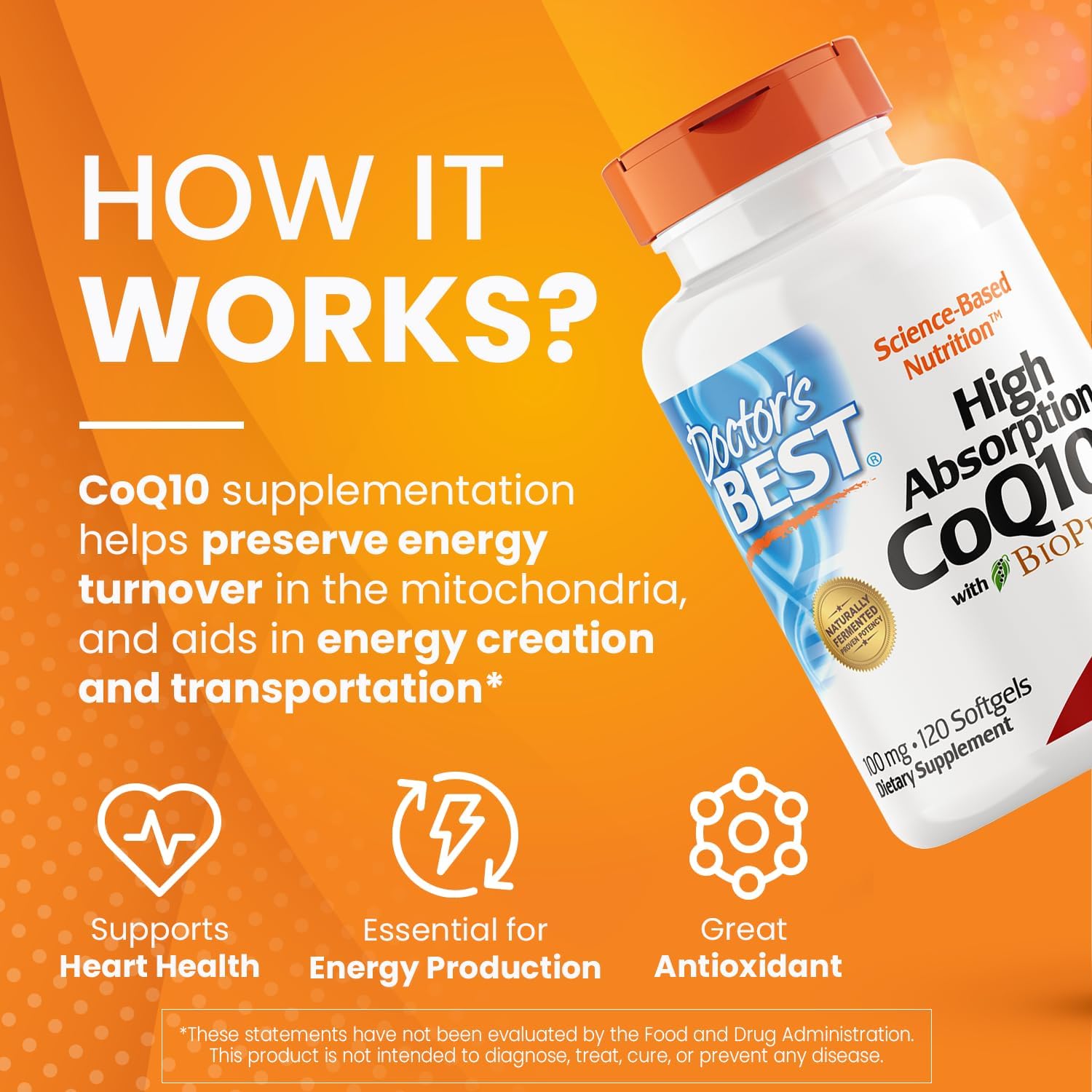 100 mg 120 Count CoQ10 T4462