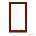 24.75 in. x 48.75 in. Red Painted Clad Wood Right-Handed Casement Window with Mesh Screen O3494