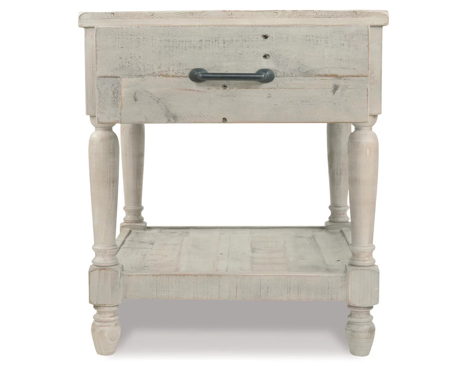 Whitewash End Table C535