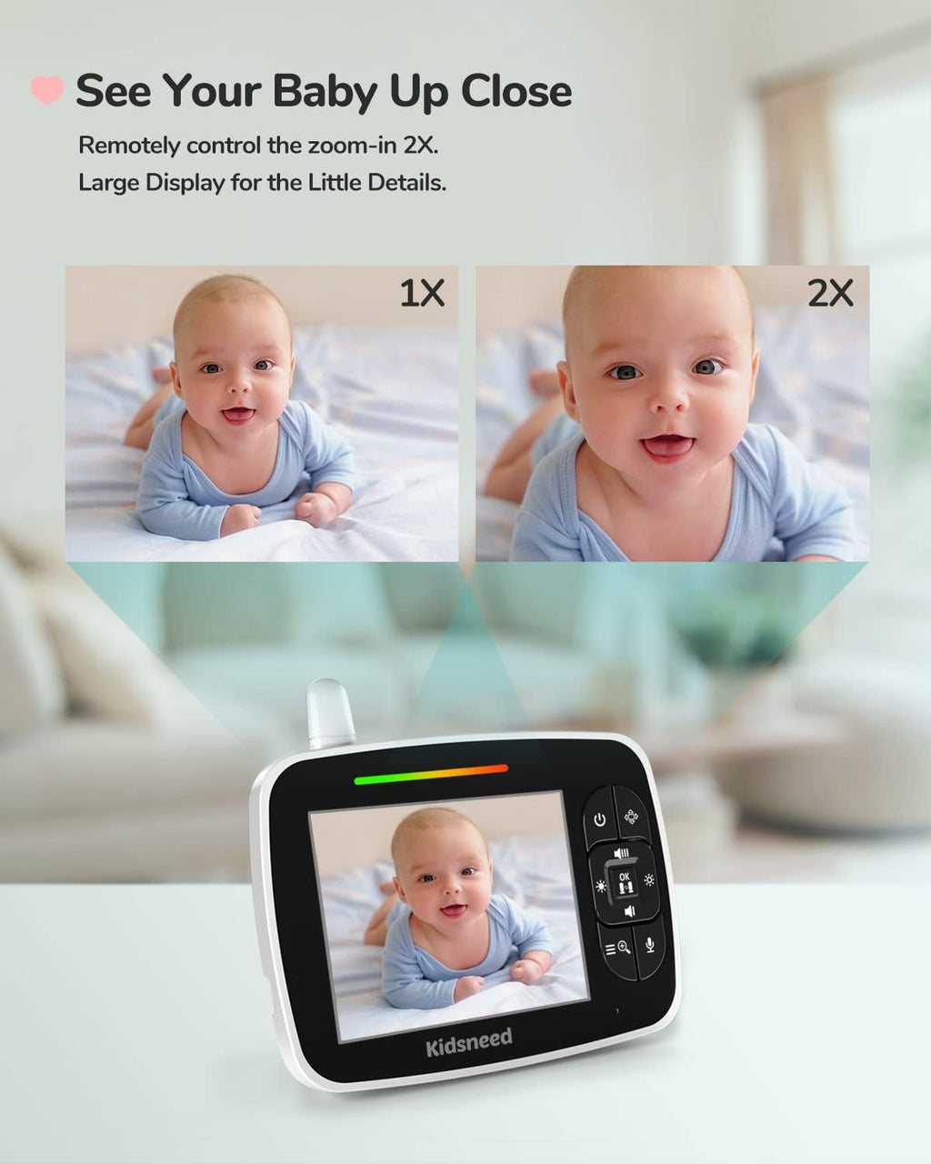 Video Baby Monitor with Camera and Audio C631836
