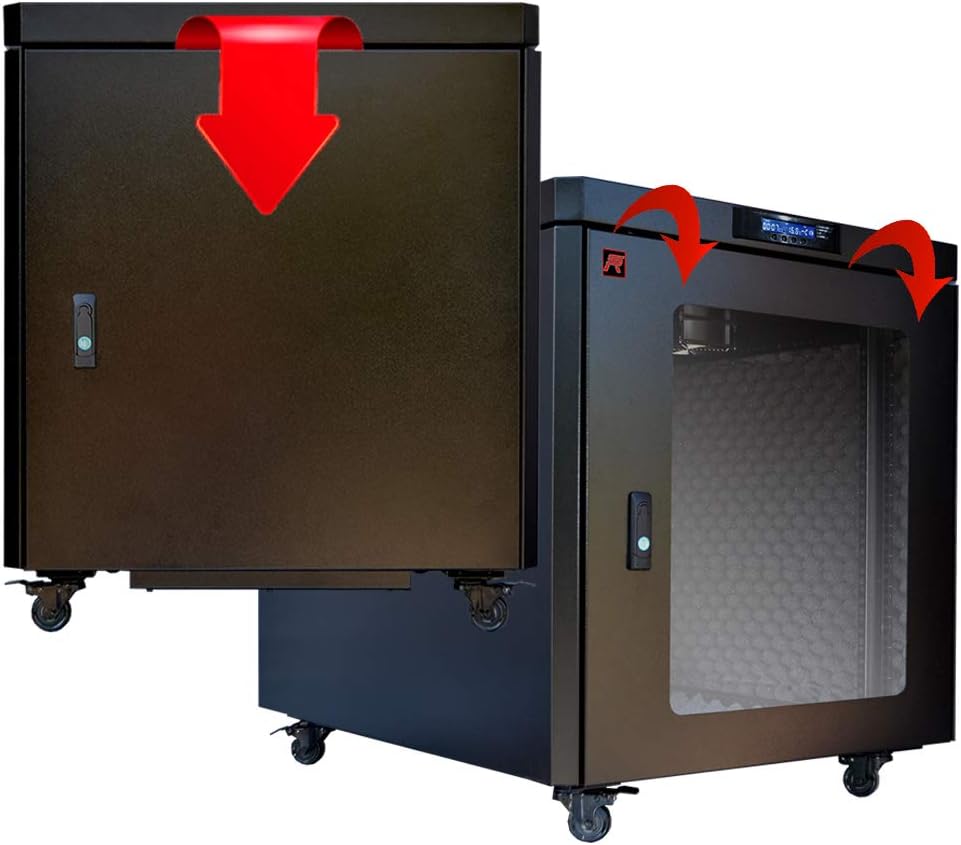 12U 35 inch Depth Soundproof Server Rack Cabinet S522645