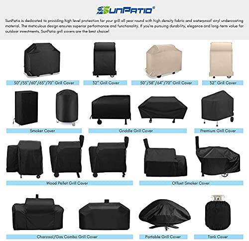 Black Heavy Duty Waterproof Grill Cover Q3367