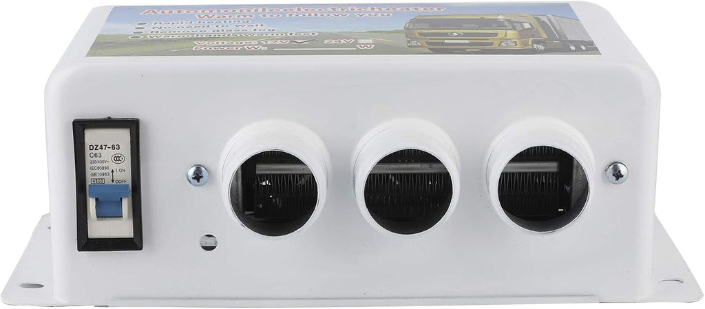 1000W 12V Portable Car Heater with 3 Air Outlet X66810
