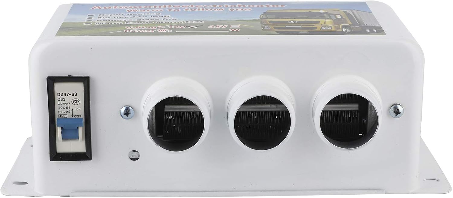 1000W 12V Portable Car Heater with 3 Air Outlet X66810