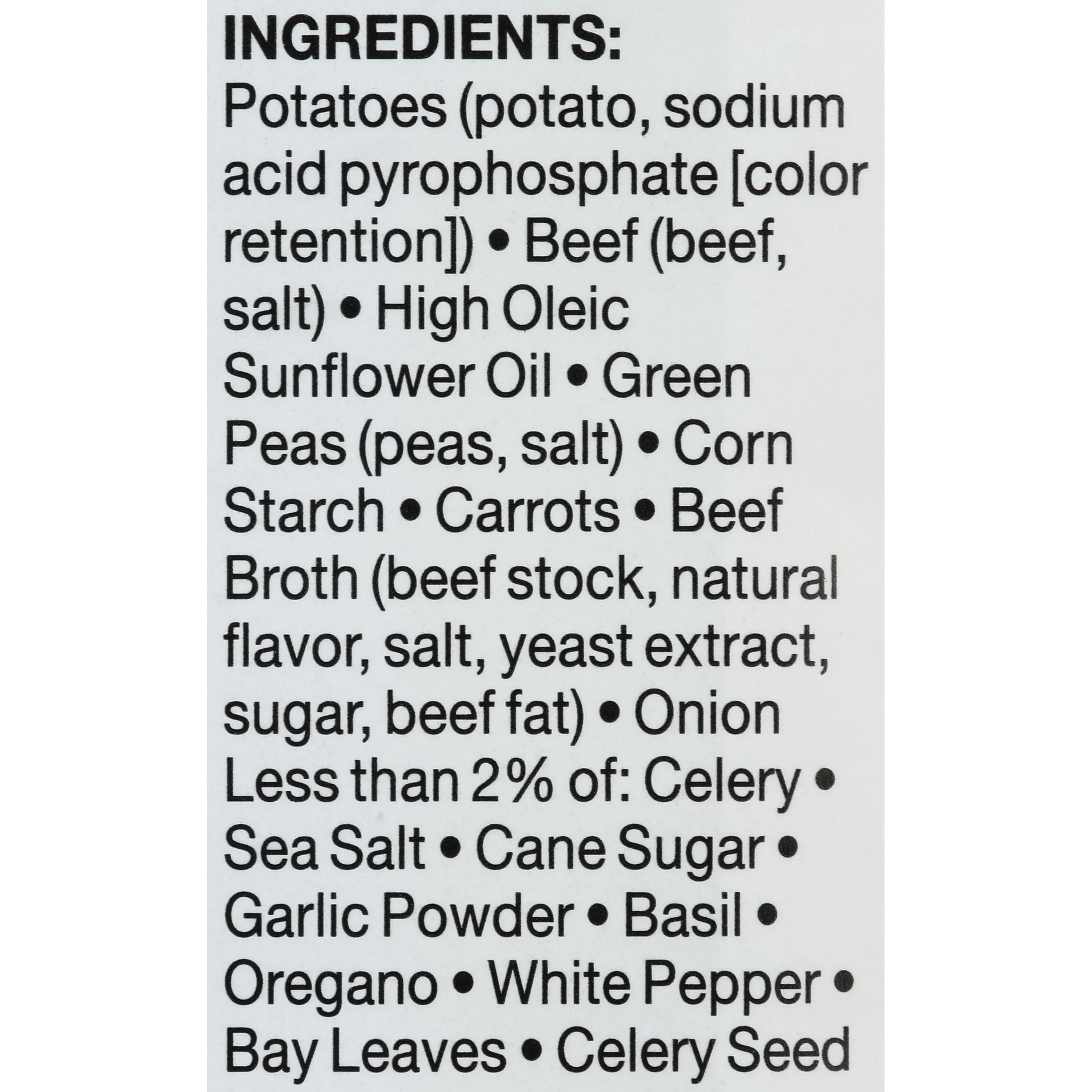 Beef Stew 10-Serving Can F772305