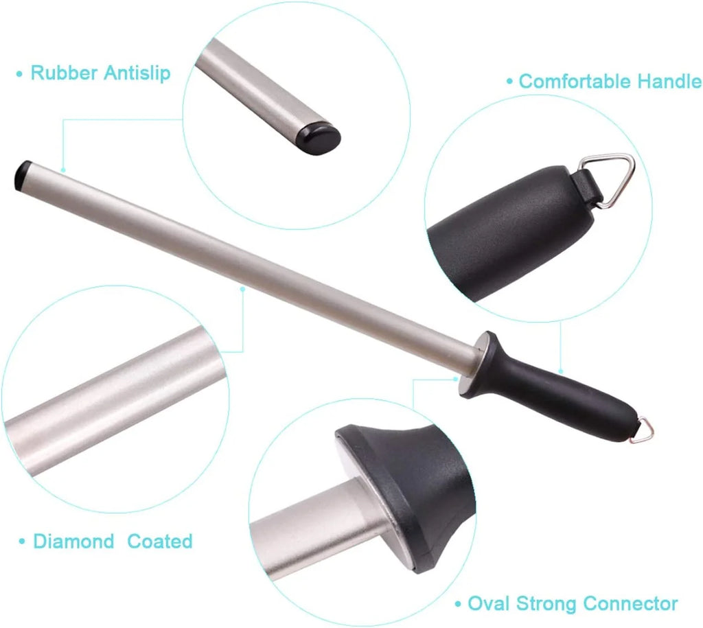 12inch Diamond Knife Honing Rod V4171