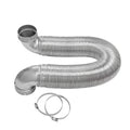 4 inch Dryer Exhaust Duct Kit with 2 Elbows and 2 Clamps S8715