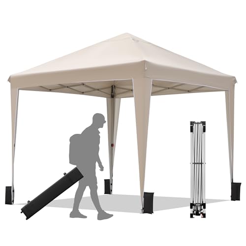 Silver-Coated White Pop Up Canopy Tent O345