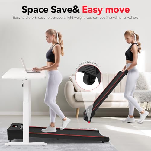 Walking Vibration Pad, 2.5HP Low Noise Treadmill Pad with Remote Control M810