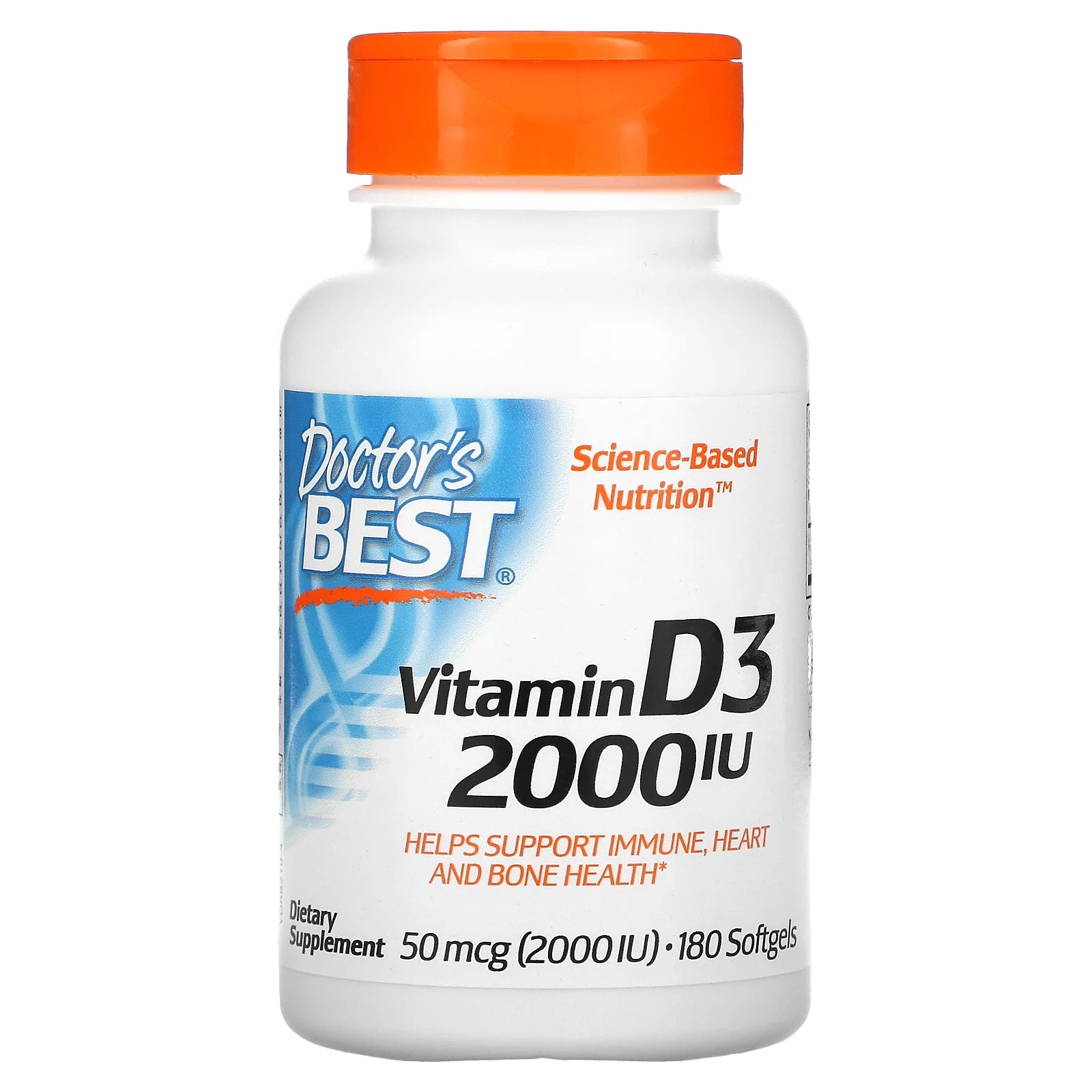 Vitamin D3 50 mcg 180 Softgels Pack of 4 B253