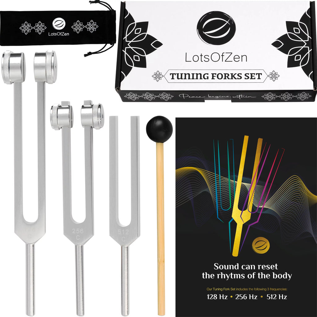 Tuning Forks (128Hz, 256Hz, 512Hz) Body Weighted Tuning Forks Z775