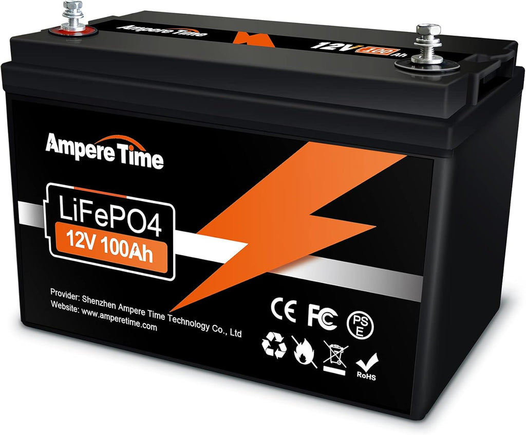 24V 100Ah LiFePO4 Deep Cycle Lithium Battery with 100A BMS A2111