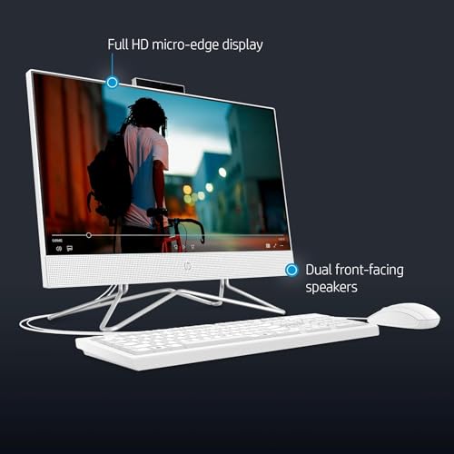 21.5 inch All-in-One Desktop PC, 1080P FHD Display, 16GB RAM, 1TB PCIe SSD, Intel Dual-Core Celeron Processor, Windows 11 Pro X55312