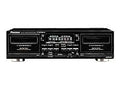 Dual cassette deck black R4587