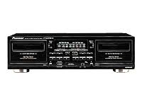 Dual cassette deck black R4587