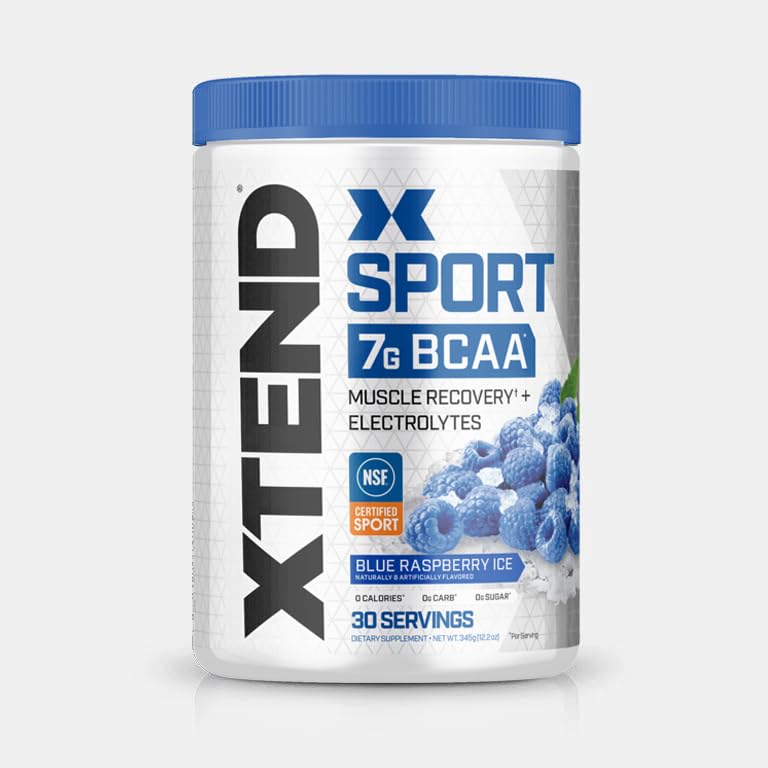 Blue Raspberry Ice BCAA Powder with Electrolytes - 30 Servings L2484
