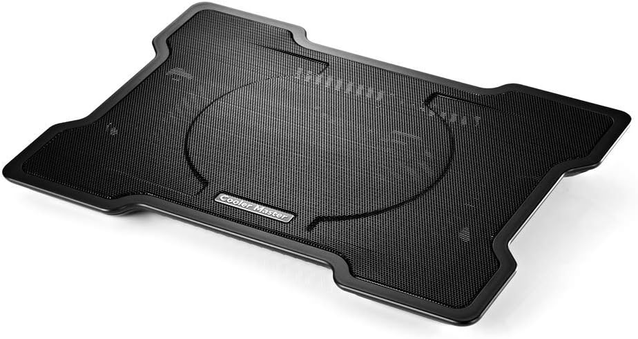 Laptop Cooling Pad with 200mm Blue LED Fan Pack of 2 O364