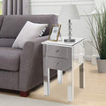Mirrored Nightstand with 3 Drawers M952387