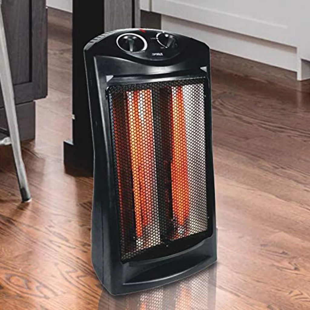 Portable Tower Quartz Heater with Thermostat T98040