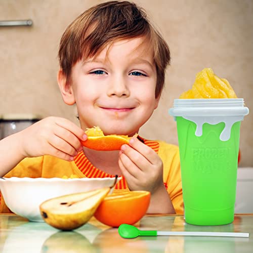 Blue Double Layers Silicone Slushy Cup Maker 500ml S9158