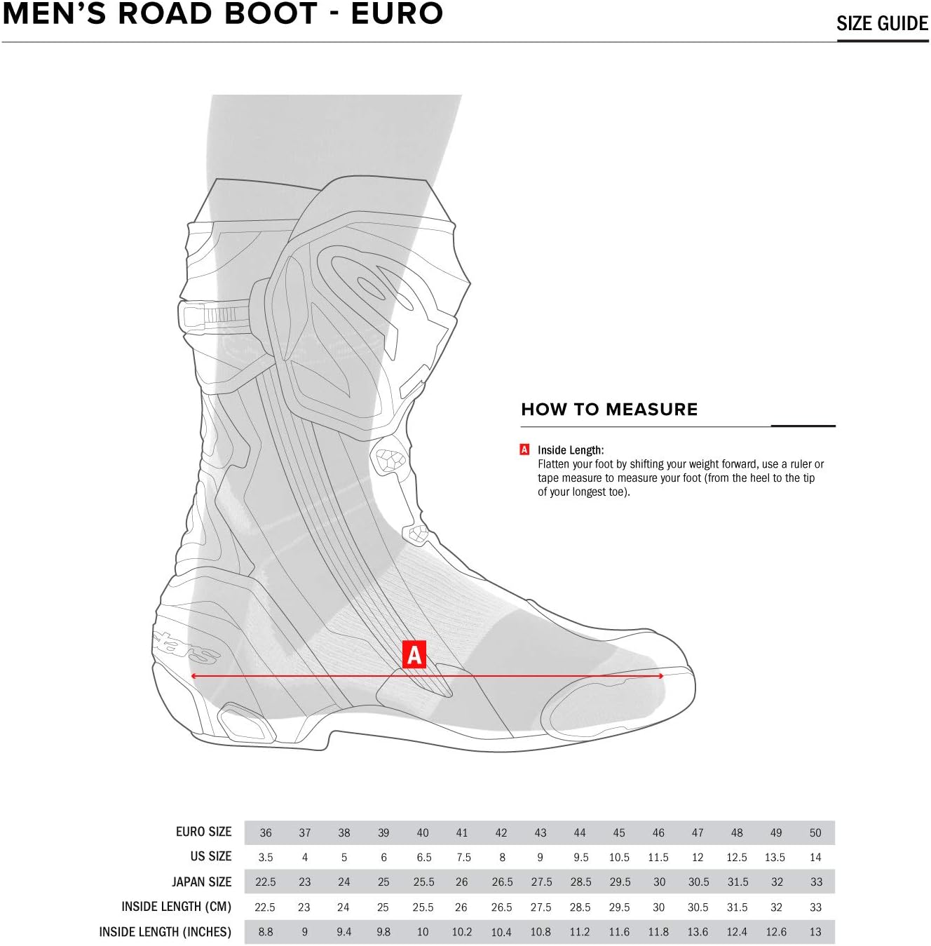 Black Motorcycle Boot X34416