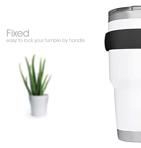 Black Anti Slip Tumbler Handle for 30oz Stainless Steel Tumblers W370669