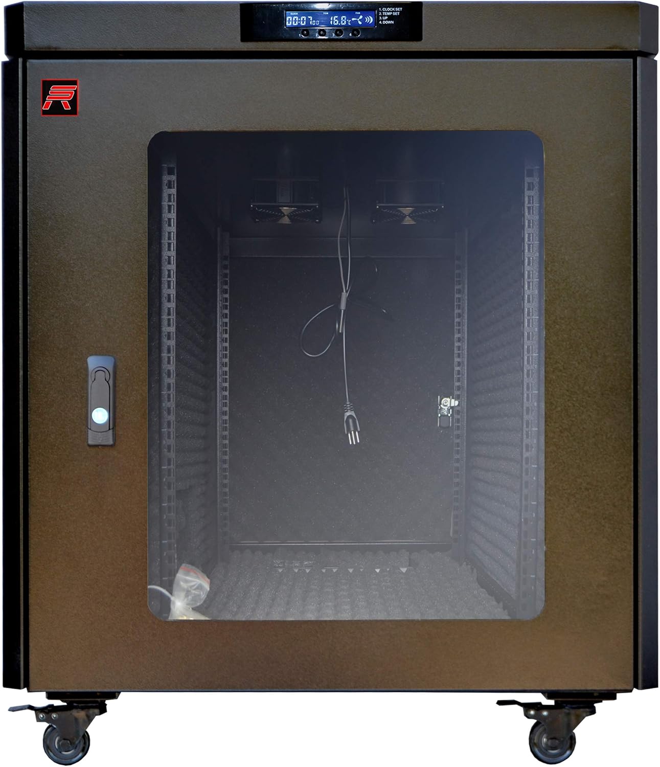 12U 35 inch Depth Soundproof Server Rack Cabinet S522645