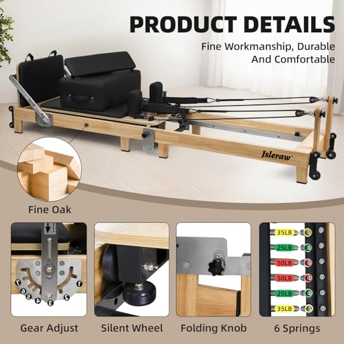 Oak Folding Pilates Reformer R399883