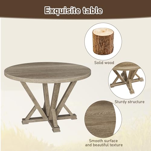 Light Brown Square Dining Table Q549126