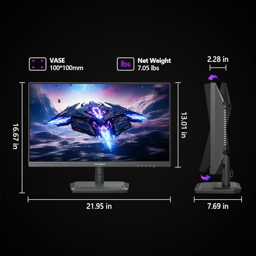 45 Inch Ultrawide Curved Gaming Monitor, 5120 x 1440p, HDR400, Black D52841