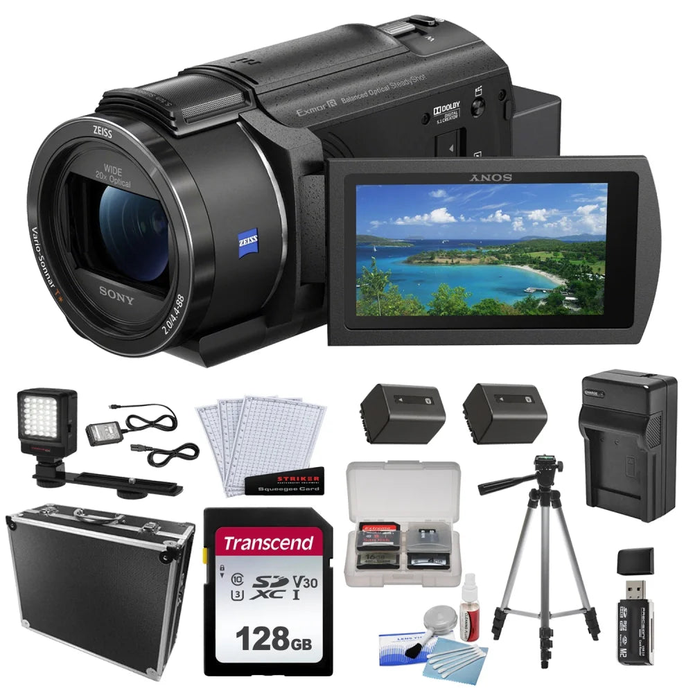 UHD 4K Handycam Camcorder Bundle with 128GB Memory Card P39377
