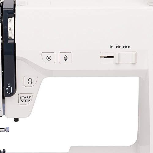 Computerized Sewing Machine with 100 Stitches, 7 Buttonholes, Hard Cover, Extension Table and 22 Accessories S3516