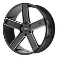 22x9 Satin Black Milled Wheel L2553