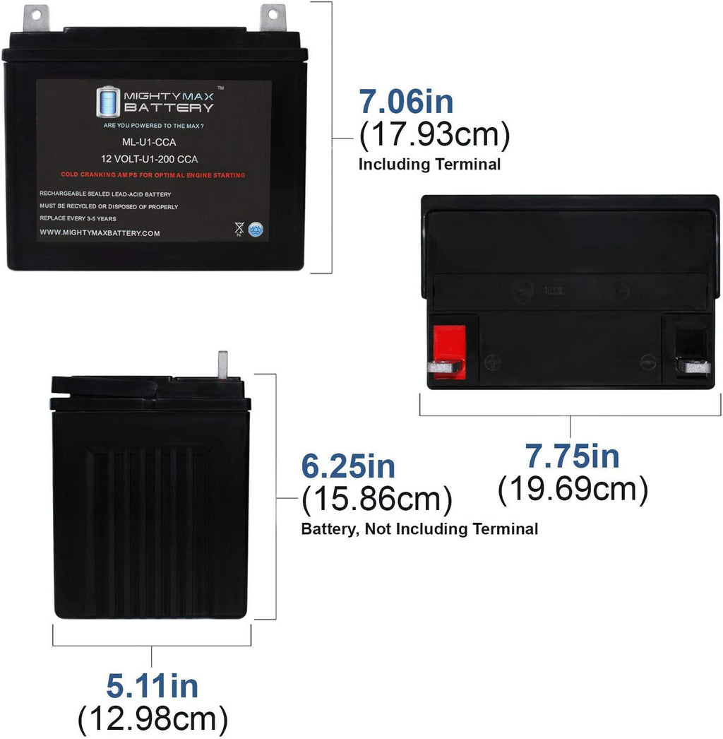12V 200CCA Battery J163