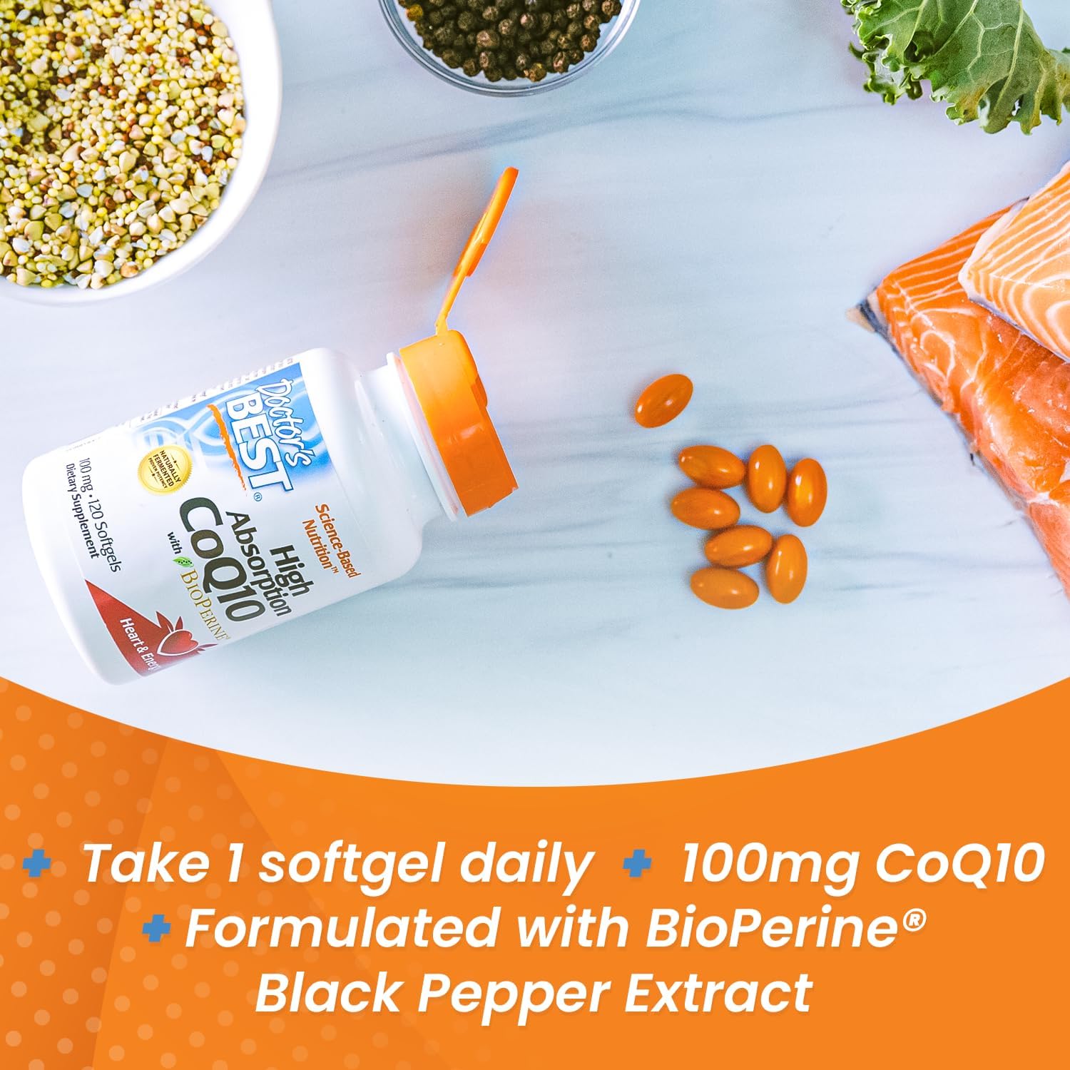 100 mg 120 Count CoQ10 T4462