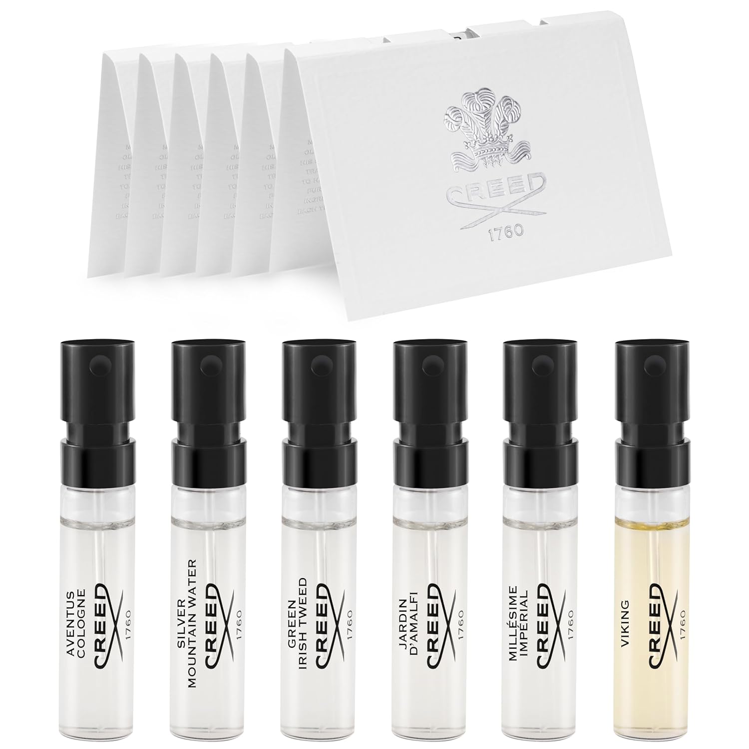 6 Cologne Samples, 0.05 oz Each G657