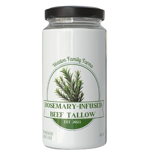 Rendered Beef Tallow, 2 pack, Grass fed, 16oz Total L702
