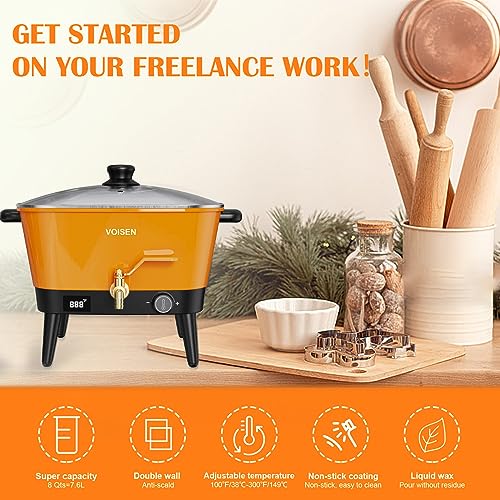 Black Electric Non-Stick Wax Melter W615990