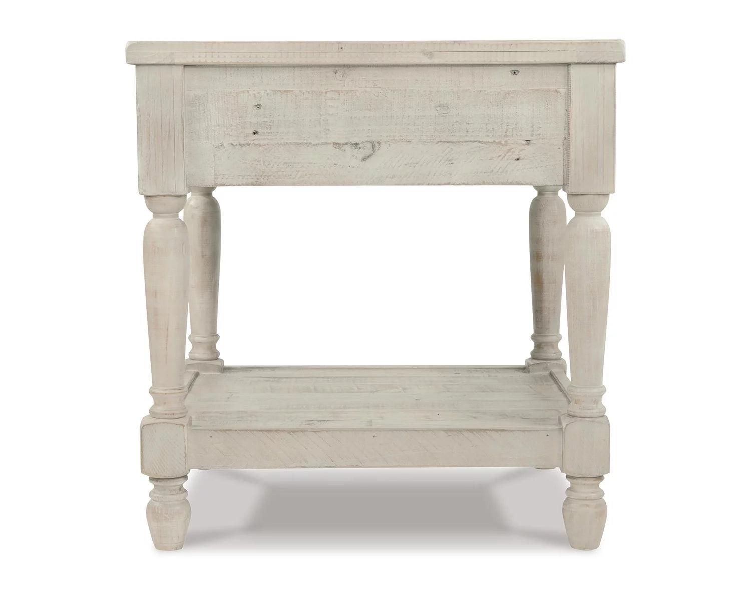 Whitewash End Table C535