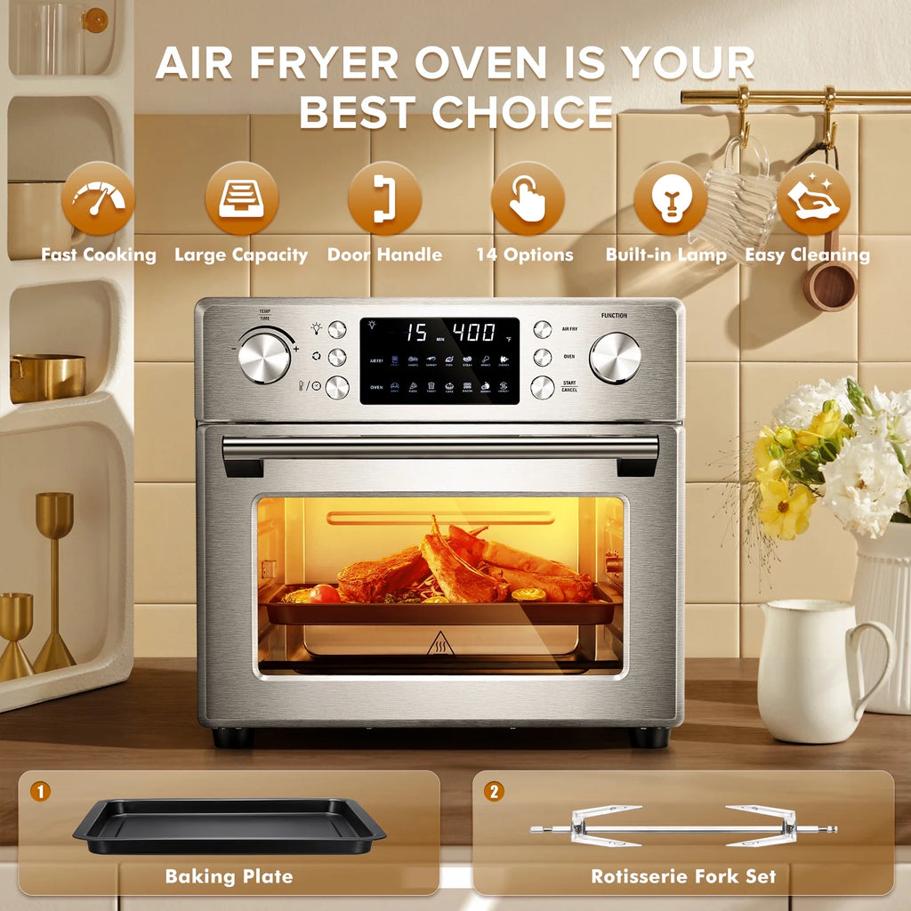26QT Stainless Steel Air Oven With Rotisserie T921900