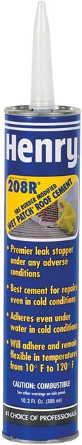 11 Fl Oz Rubber Modified Wet Patch Roof Cement P30312