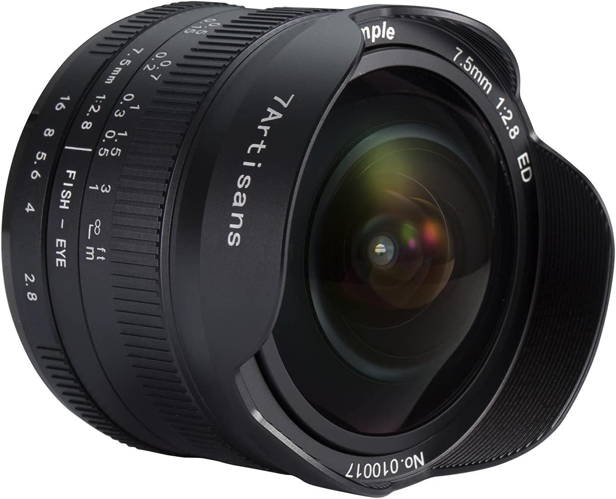 7.5mm F2.8 II APS-C Wide Angle Fisheye Fixed Lens (Black) A91180