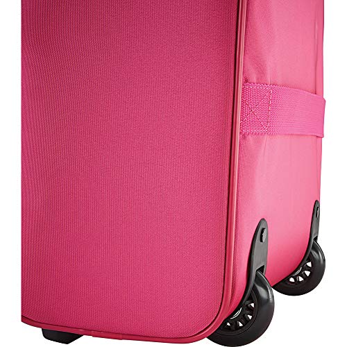 Pink Expandable Softside Luggage with Spinner Wheels I63361