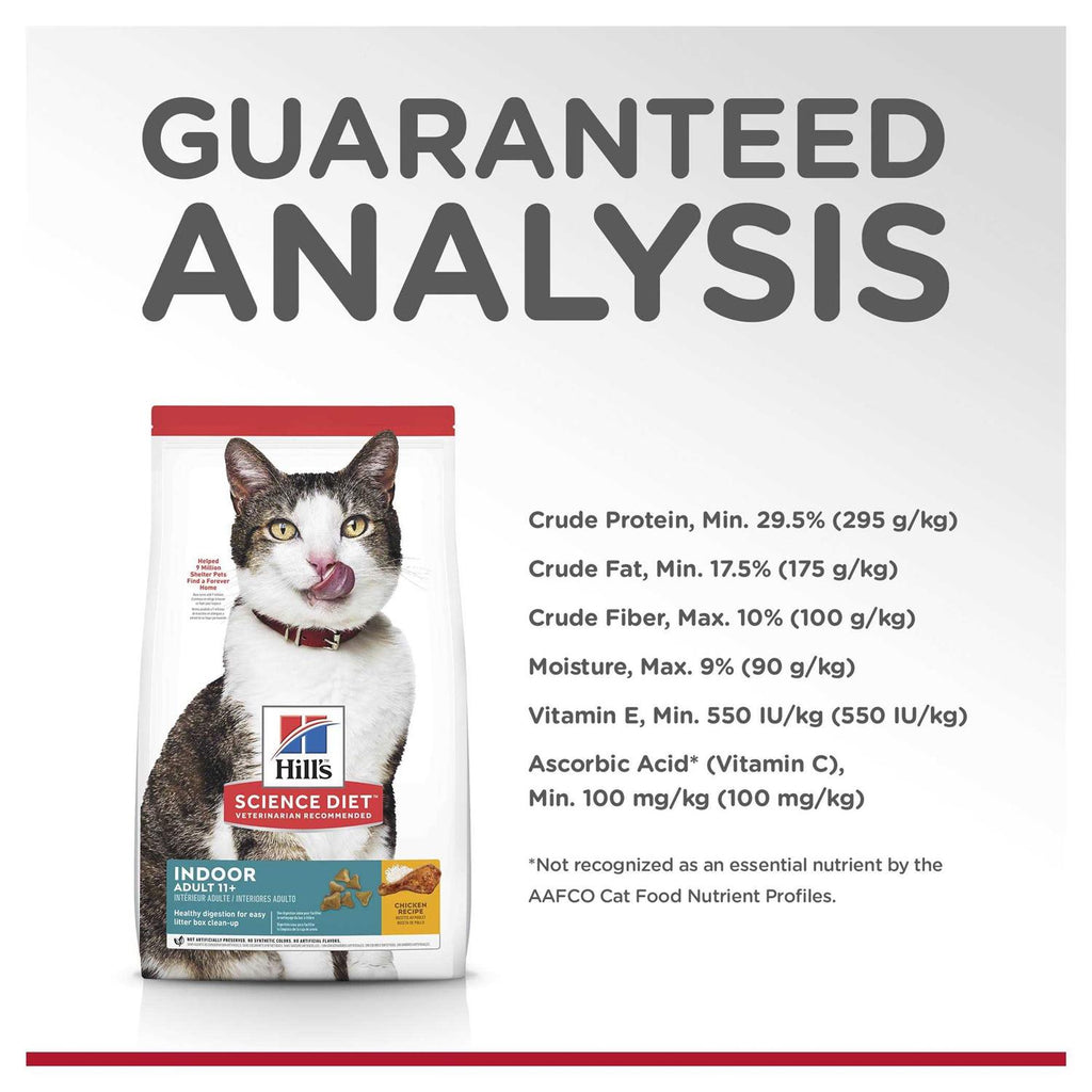Adult 11+ Indoor Dry Cat Food Z365617