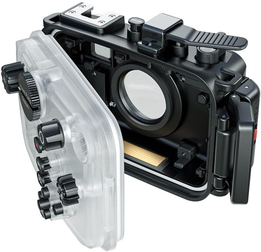 Black Underwater Camera Housing for TG-7 Z141