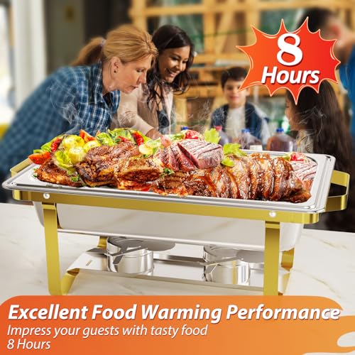4 Pack 8QT 304 Stainless Steel Chafing Dish Set I21086