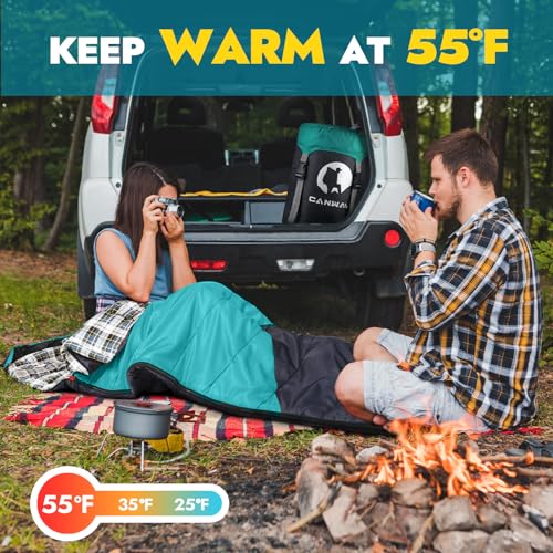 Flannel Sleeping Bag with Compression Sack J97194